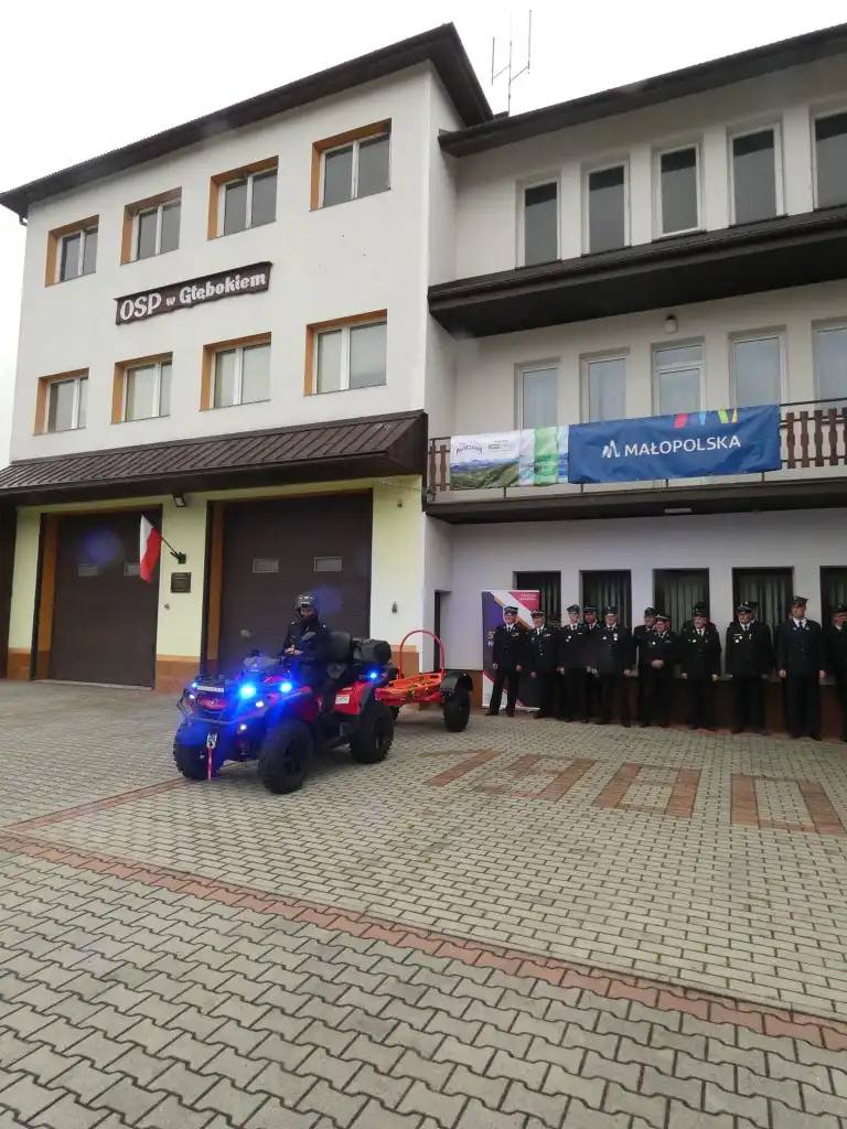 OSP Głębokie otrzymało nowoczesnego quada