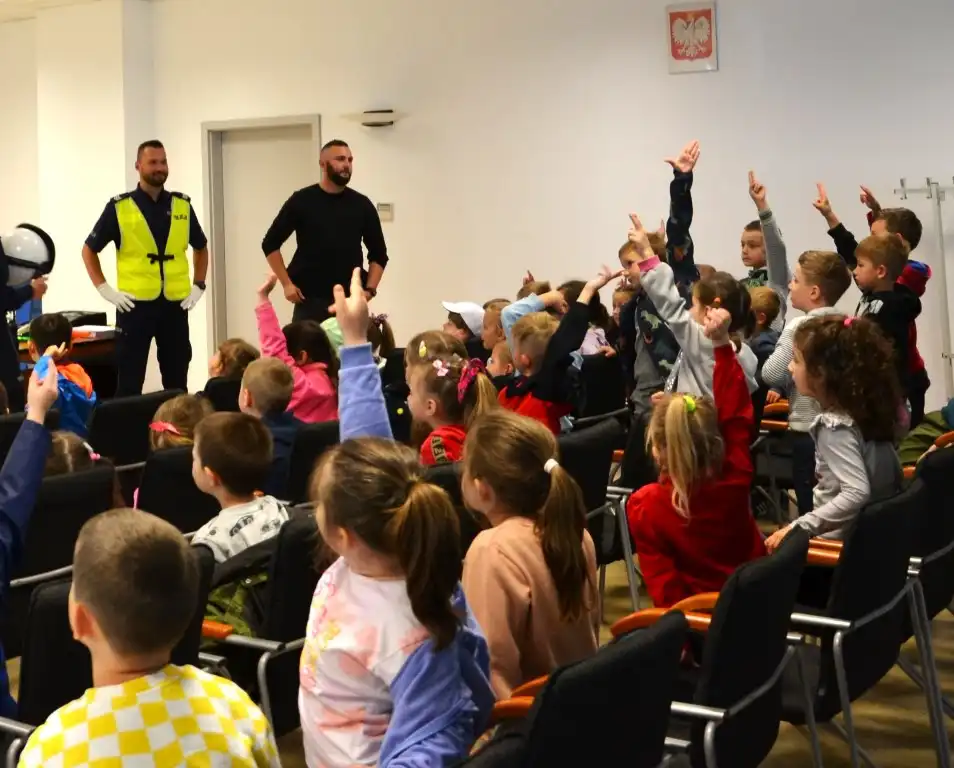 Komenda Miejska w Nowym Sączu zaprosiła najmłodszych na dzień otwarty