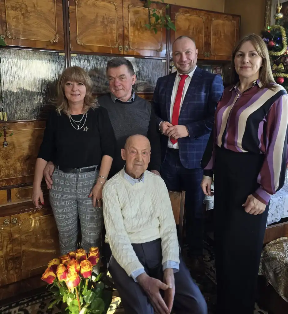 Najstarszy mieszkaniec Gminy Łukowica świętuje 104. urodziny