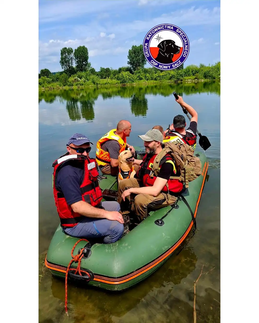 Dzieci, pies i akcja ratunkowa… na szczęście tylko w ramach ćwiczeń!