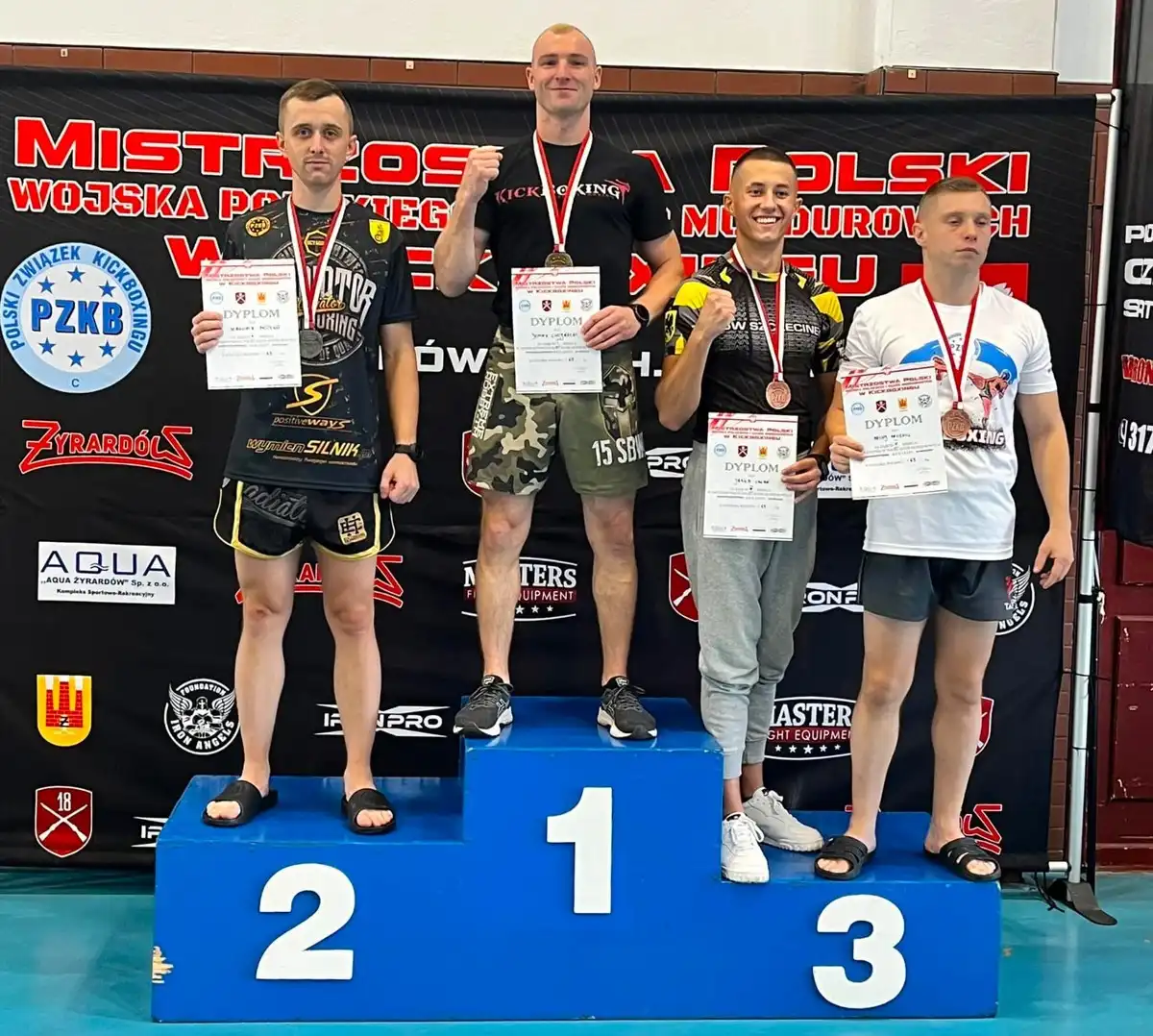 Grybowski policjant wywalczył srebrny medal na Mistrzostwach Polski w Kickboxingu