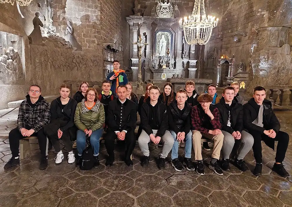 W ZSZ w Grybowie gościli uczniowie z Niemiec i Litwy