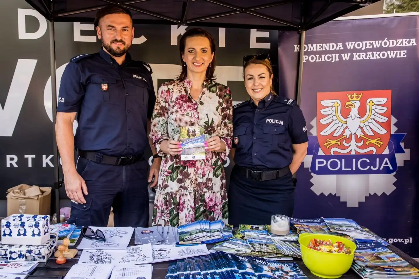 "Kręci mnie bezpieczeństwo na wodzie" nad Jeziorem Rożnowskim