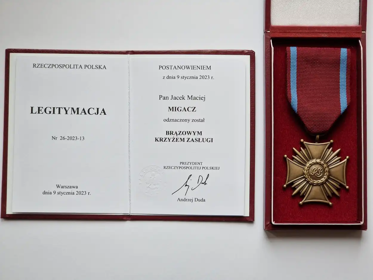 Wójt Gminy Grybów odznaczony przez Prezydenta RP Brązowym Krzyżem Zasługi