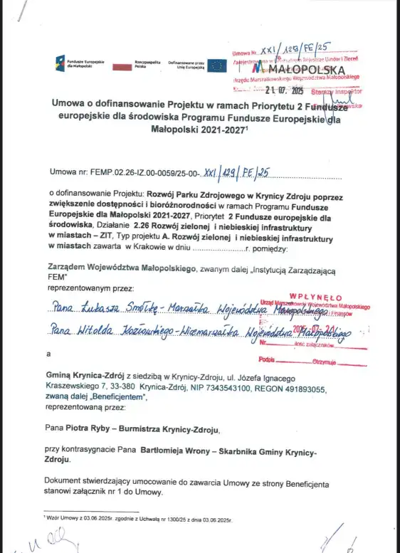 Krynica-Zdrój: Wielka rewitalizacja Góry Parkowej! Inwestycja za ponad 11 mln zł