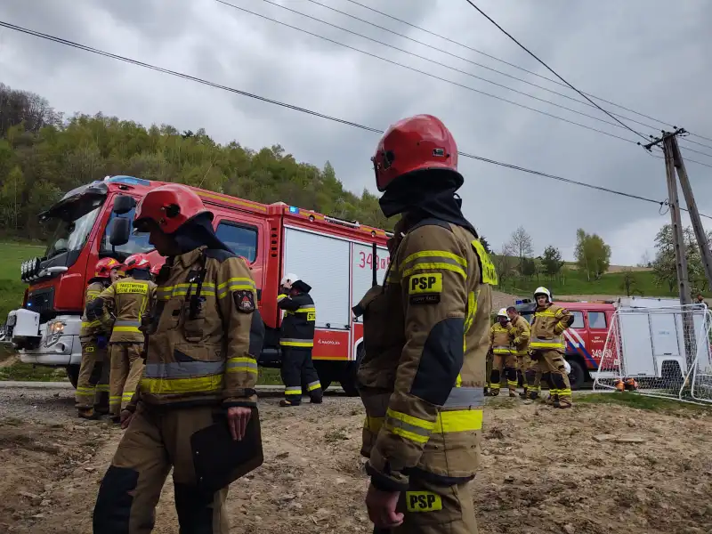 Pożar w kotłowni domu jednorodzinnego we Wronowicach