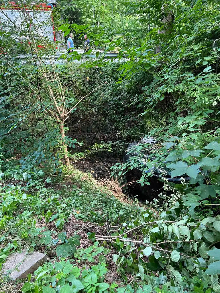 Wypadek w Łyczance. Jedna osoba trafiła do szpitala