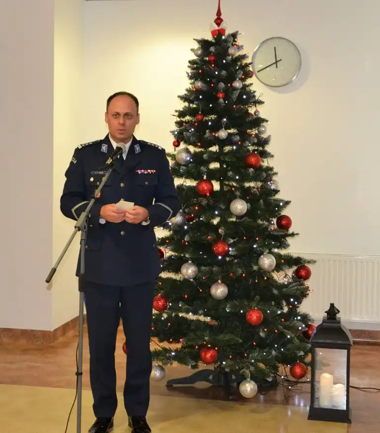 Spotkanie opłatkowe w sądeckiej komendzie