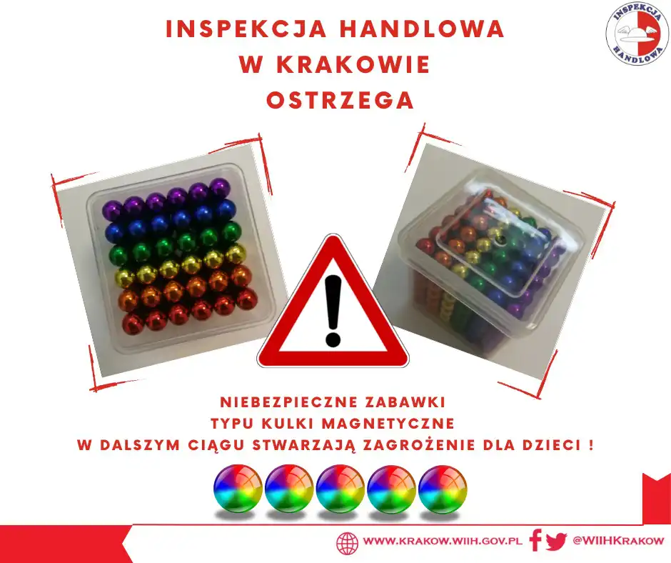Małopolski Wojewódzki Inspektor Inspekcji Handlowej ostrzega przed szczególnie niebezpieczną „zabawką”