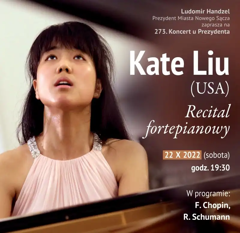 273. Koncert u Prezydenta - recital fortepianowy w wykonaniu Kate Liu