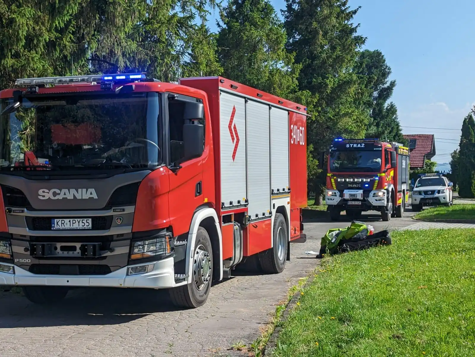 Świniarsko: Incydent w pomieszczeniu chlorowni wodociągów. Interweniowali strażacy