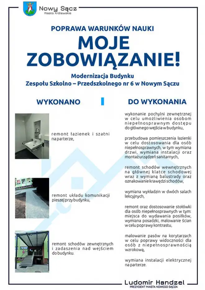 Nowy Sącz: Kolejne inwestycje w sądeckich placówkach oświatowych
