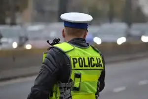 Jesienne porady drogowe małopolskich policjantów ruchu drogowego