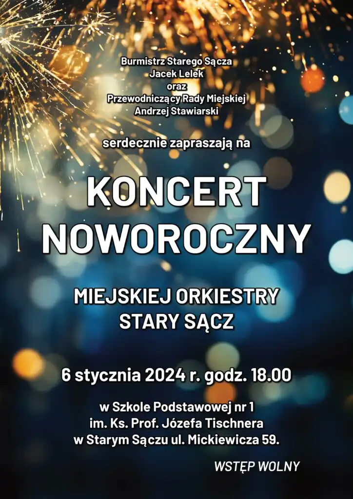6 stycznia Koncert Noworoczny w Starym Sączu