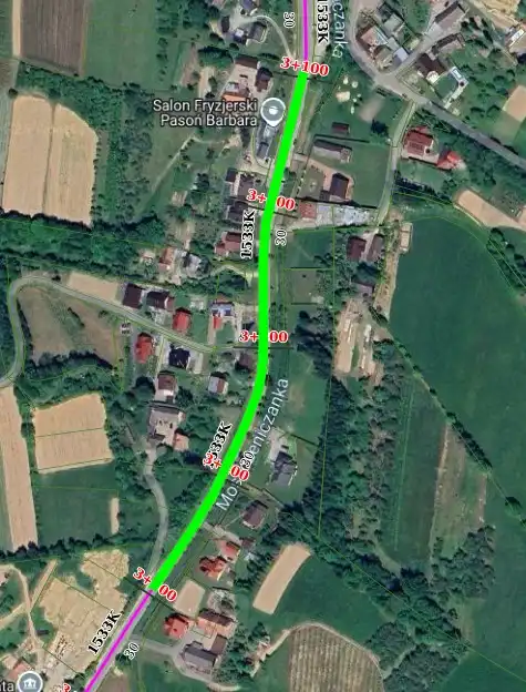 400 metrów bezpieczeństwa. Chodnik i kanalizacja deszczowa w Moszczenicy Niżnej