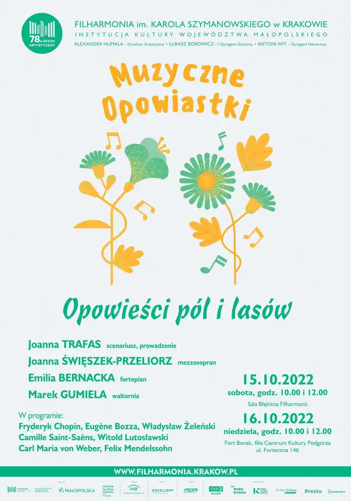 Małopolska: Wydarzenia kulturalne na weekend 13 - 16 października