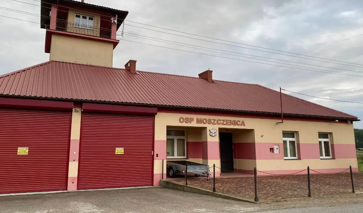 Remiza OSP Moszczenica będzie większa? Gmina rozpoczęła prace nad koncepcją rozbudowy