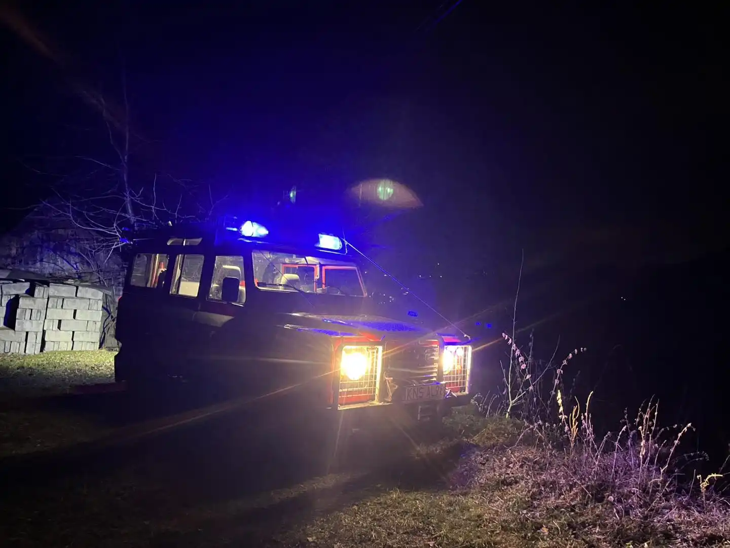 Z pomocą quada do pacjenta. Akcja ratunkowa strażaków i medyków w Obidzy