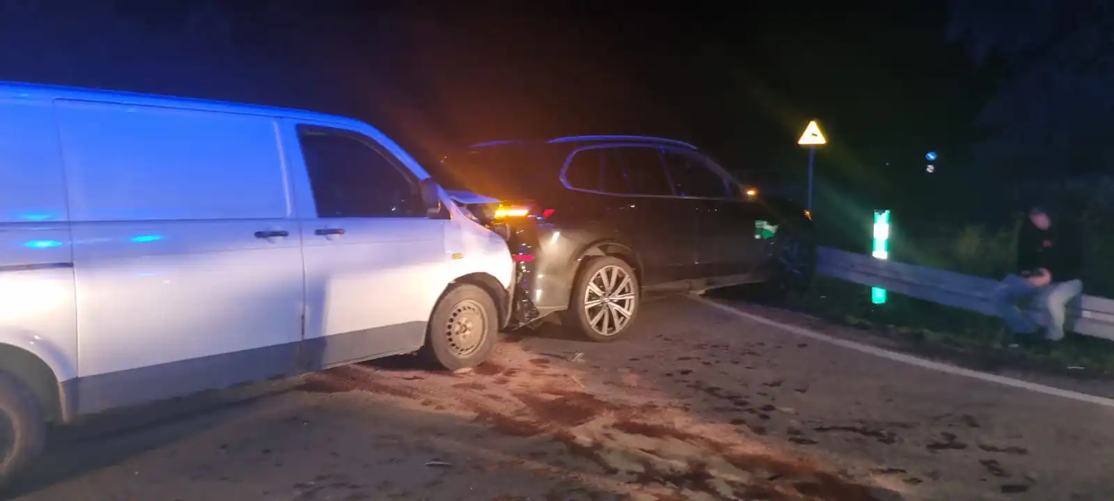 Kolizja dwóch osobówek w Starym Sączu