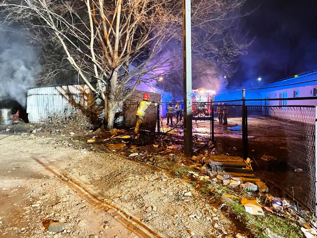 Nowy Sącz: Pożar garażu na ul. Gwardyjskiej