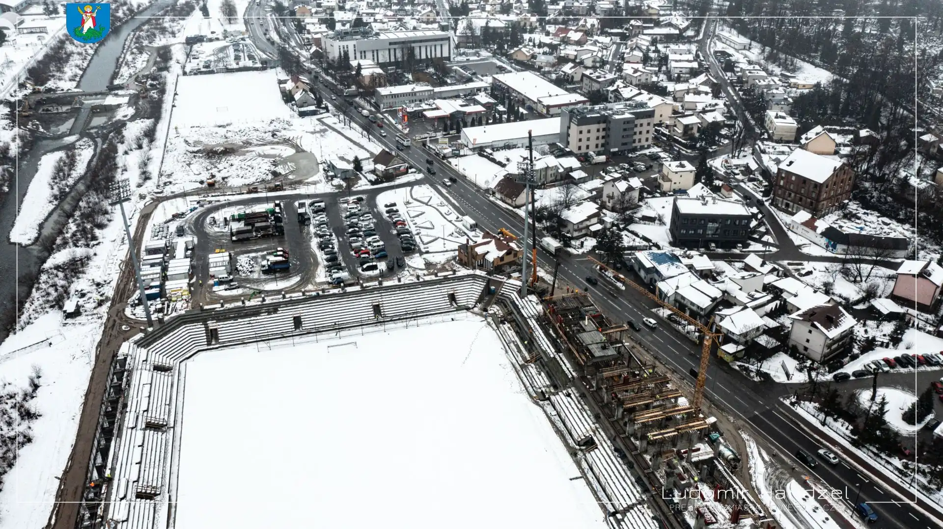 Prace na budowie stadionu miejskiego postępują