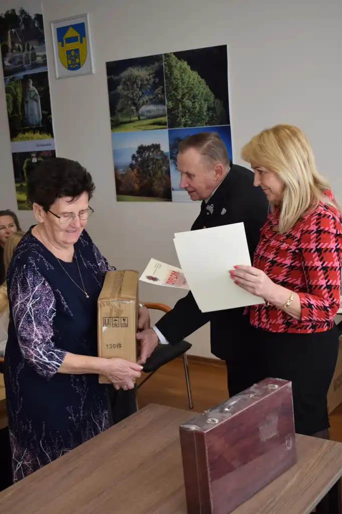 Strażackie Talenty. Wręczenie nagród w konkursie plastycznym w Podegrodziu