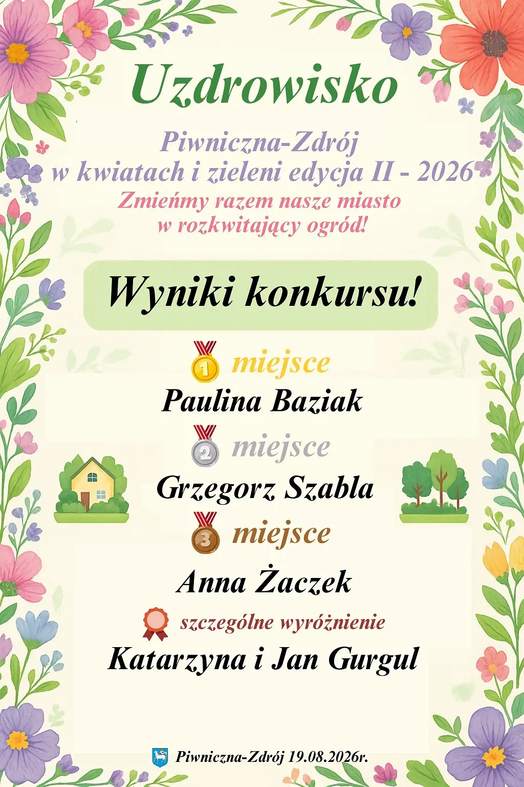 Kwiaty, zieleń i mnóstwo pracy. W Piwnicznej-Zdroju nagrodzili najpiękniejsze posesje