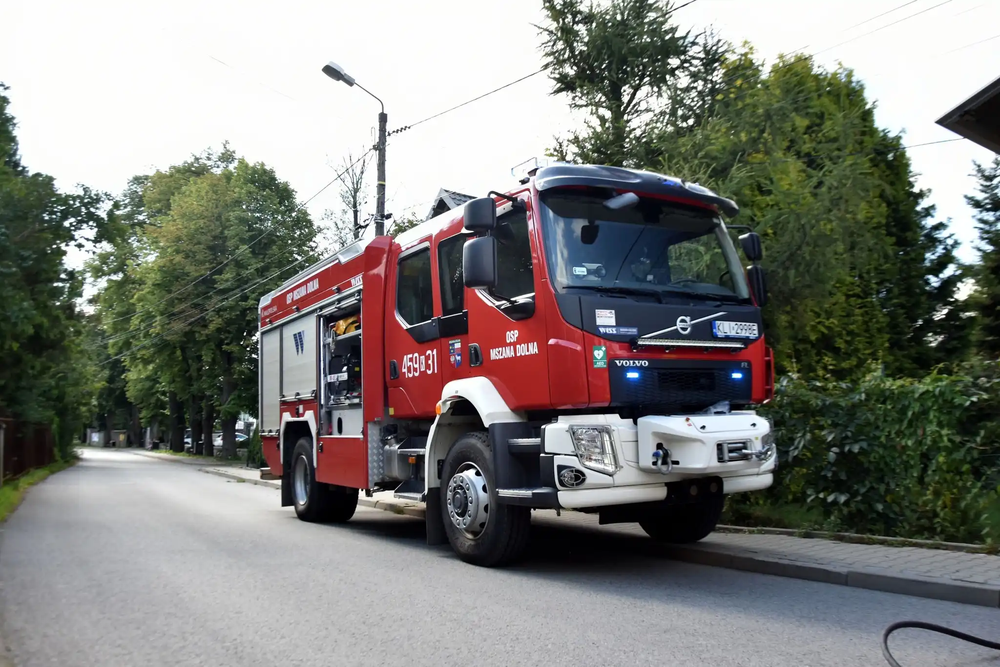 Mszana Dolna: Pożar kotłowni w budynku mieszkalnym