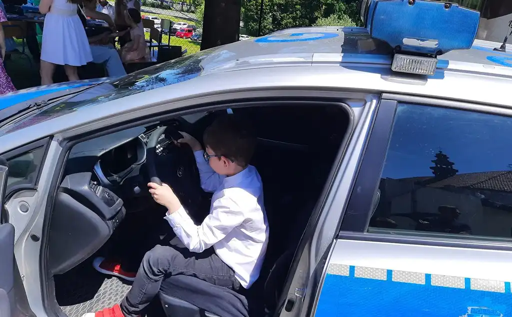 Dzień Dziecka z sądecką Policją. Mundurowi promowali bezpieczne zachowania na drodze