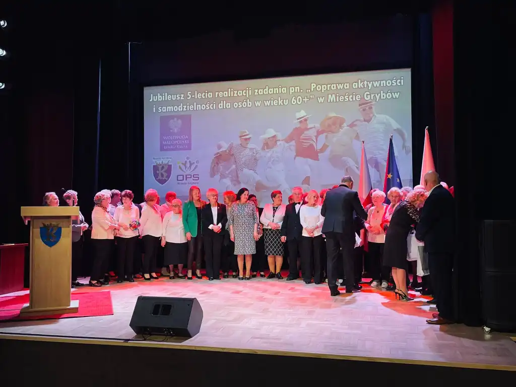 Jubileusz 5-lecia działalności programu „Poprawa aktywności i samodzielności osób w wieku 60+” w Grybowie