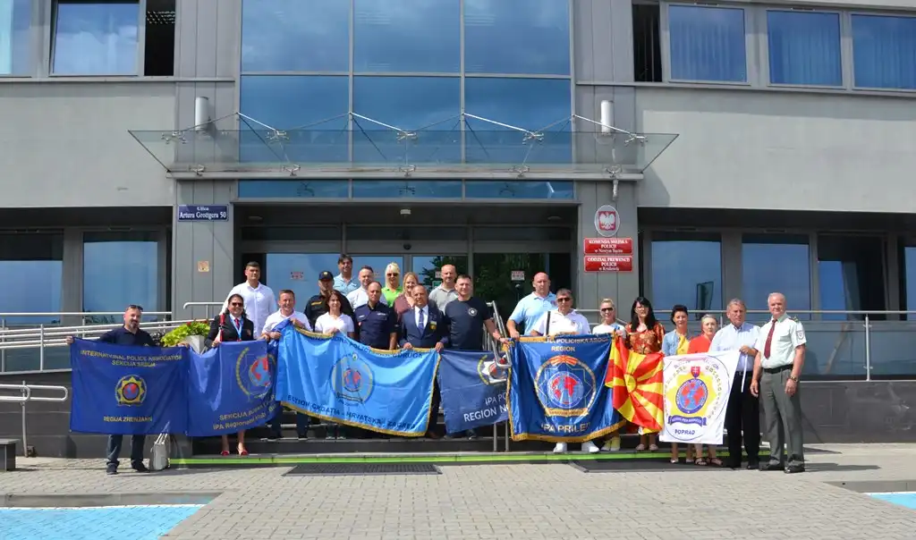 Sądecką Komendę odwiedzili Prezydent Sekcji Polskiej IPA oraz policjanci z 5 europejskich krajów