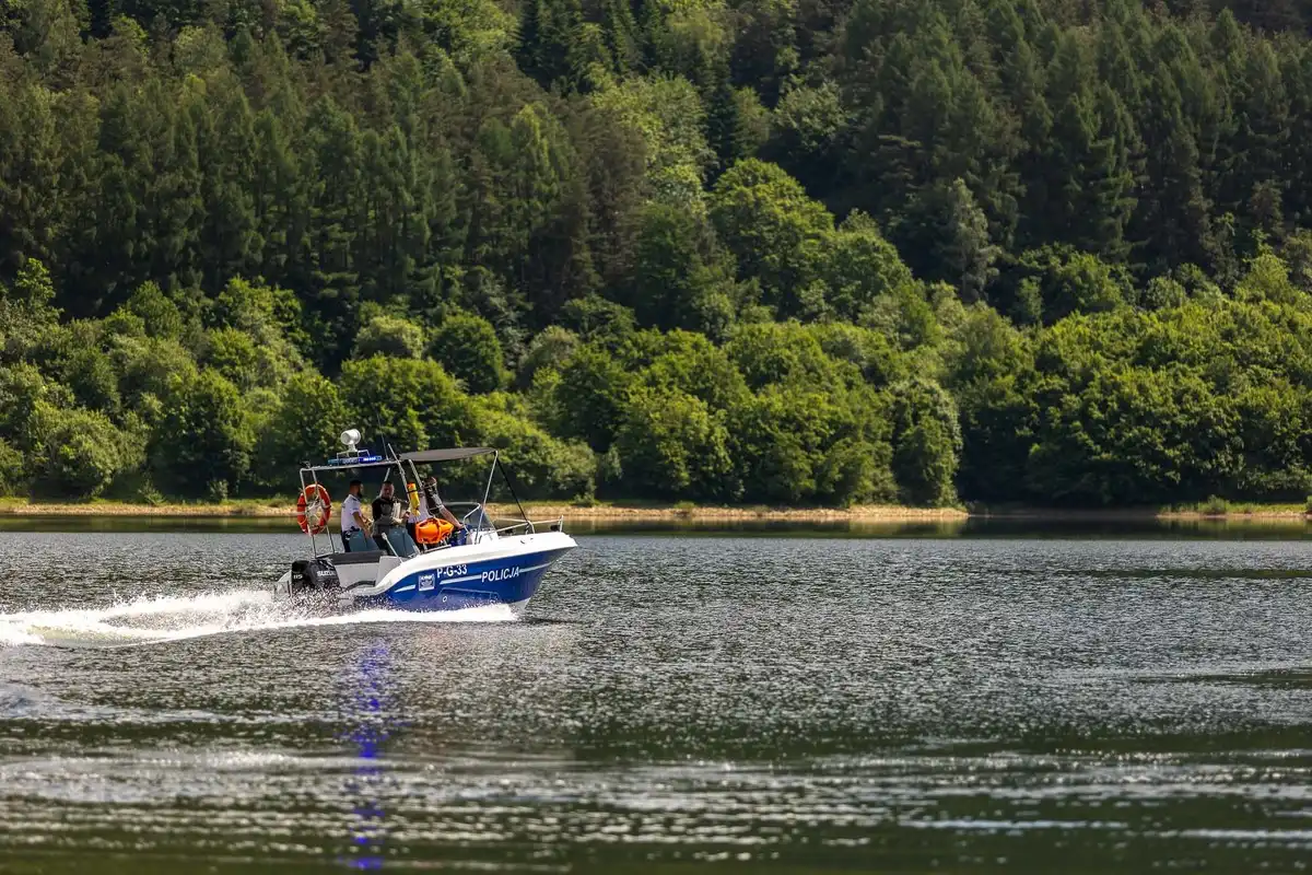 Nad zalewem w Klimkówce otwarto Sezonowy Posterunek Policji