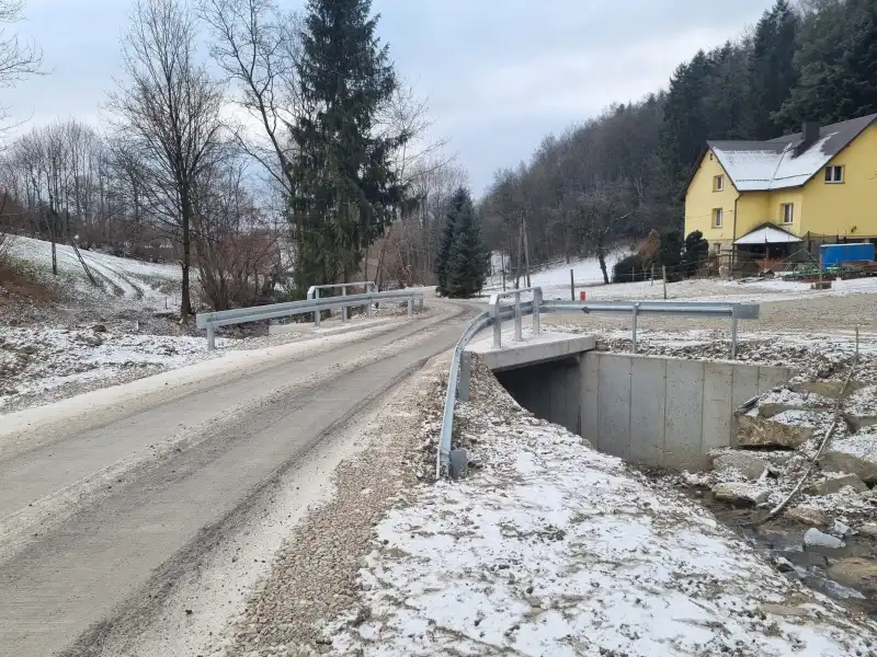 Gmina Korzenna: Most uszkodzony podczas zeszłorocznej powodzi odbudowany