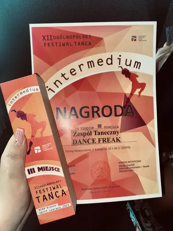 Taneczny sukces grupy DANCE FREAK z Korzennej