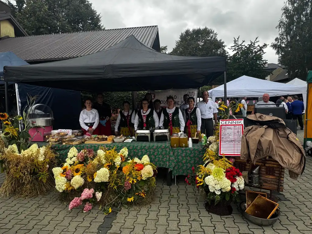 Gmina Łabowa na Dożynkach Powiatowych w Nawojowej