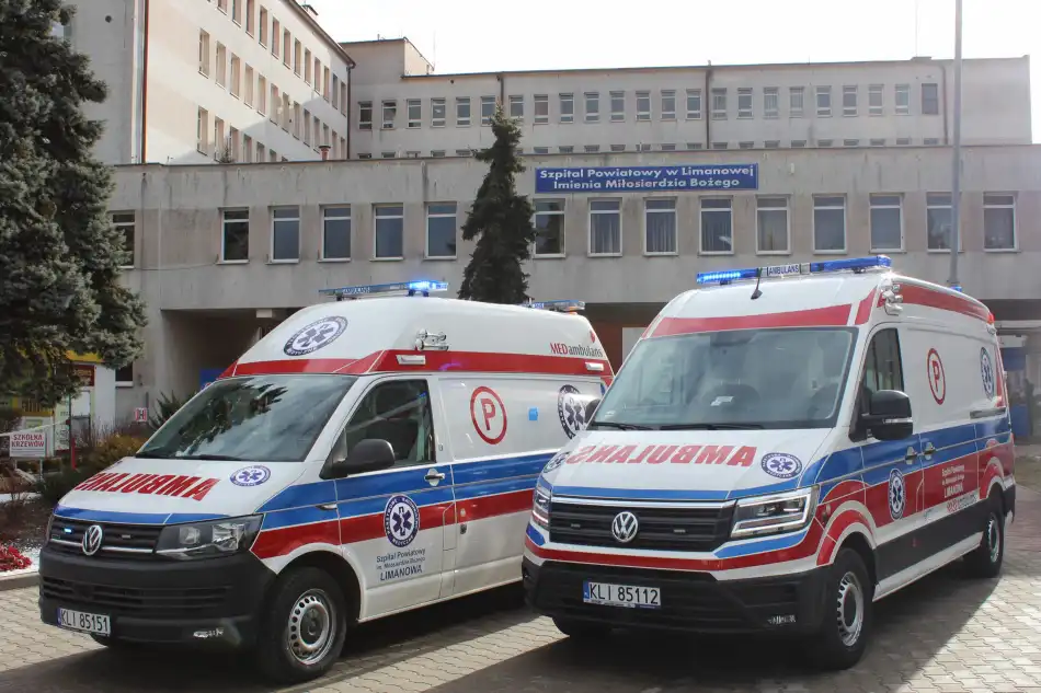 Szpital Powiatowy w Limanowej z dofinansowaniem na zakup ambulansu