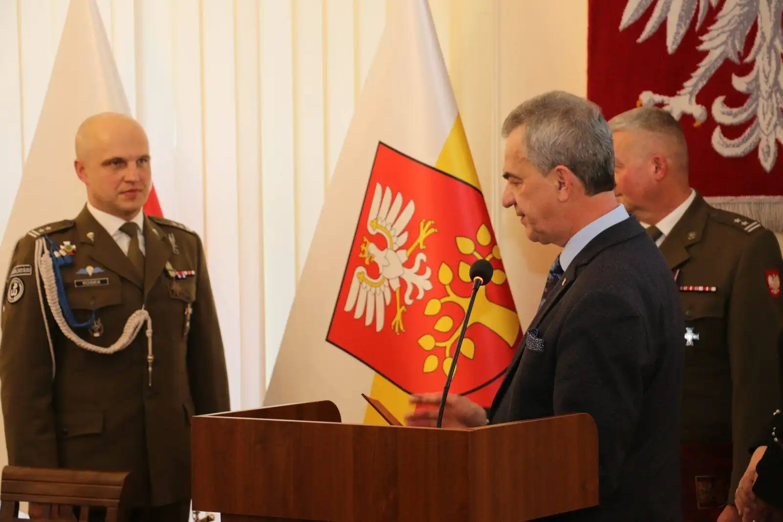 Zmiana Dowódcy w 114 Batalionie Lekkiej Piechoty w Limanowej