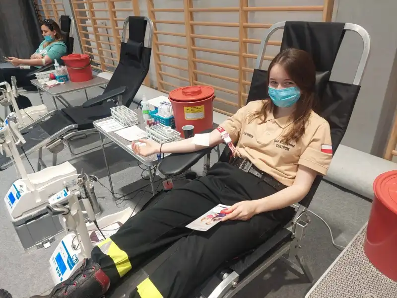 Akcja Krwiodawstwa w Korzennej. Zebrano kilkanaście litrów krwi