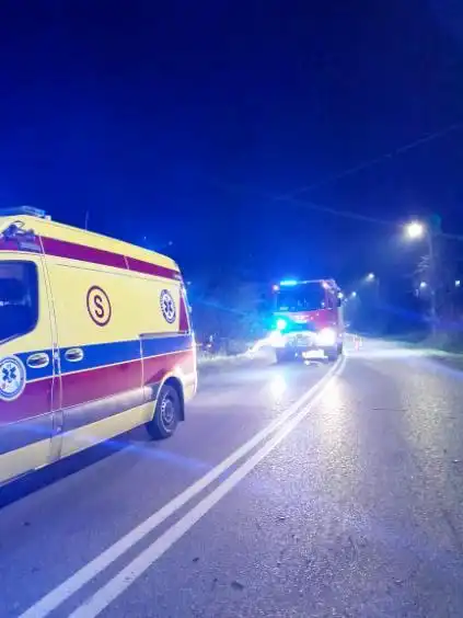 Wypadek na Barskiej w Nowym Sączu. Jedna osoba ranna