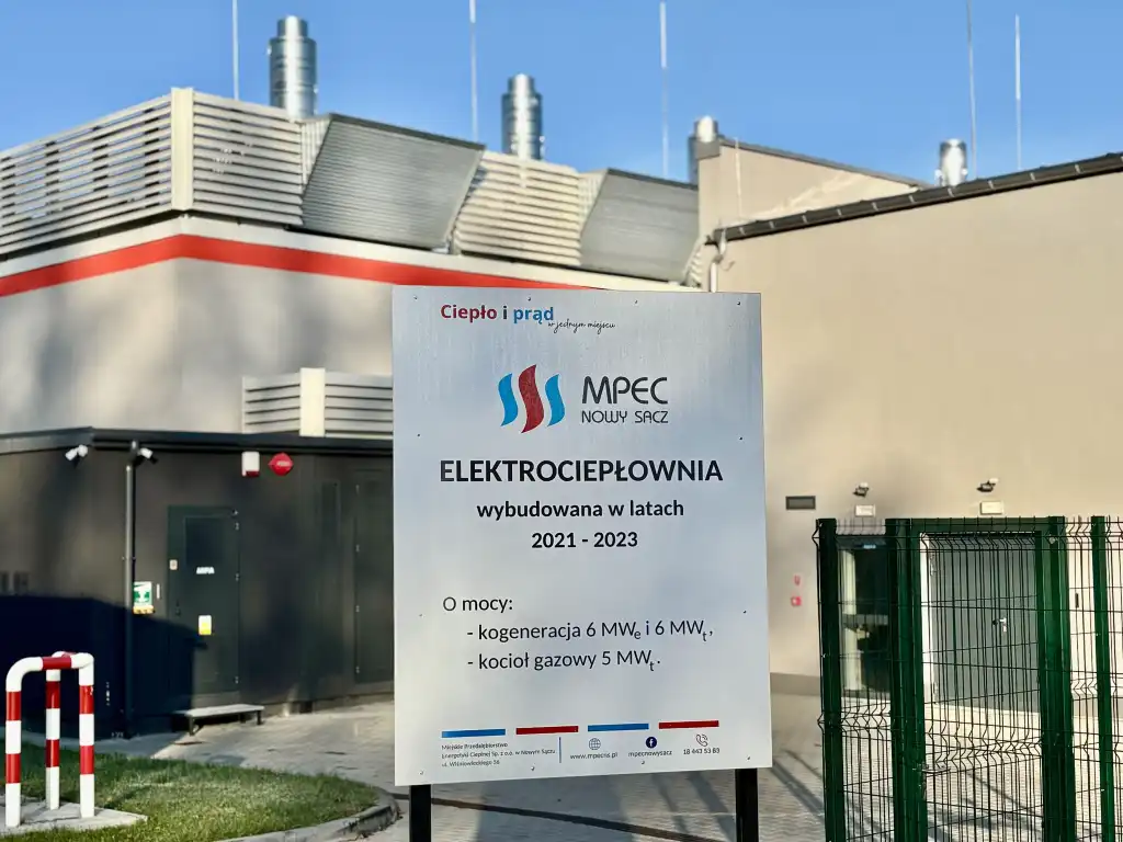 Nowy Sącz: Dwa lata gazowej kogeneracji. Ekologiczne ciepło i prąd dla tysięcy mieszkańców
