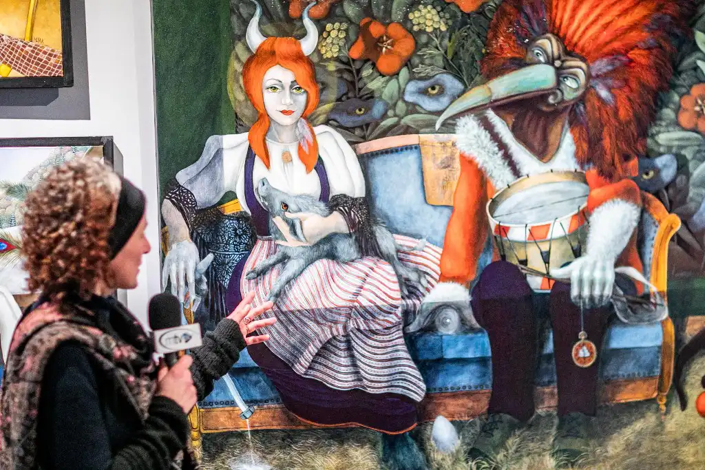 Barwne światy Marty Kołodziej w Muzeum Nikifora w Krynicy-Zdroju