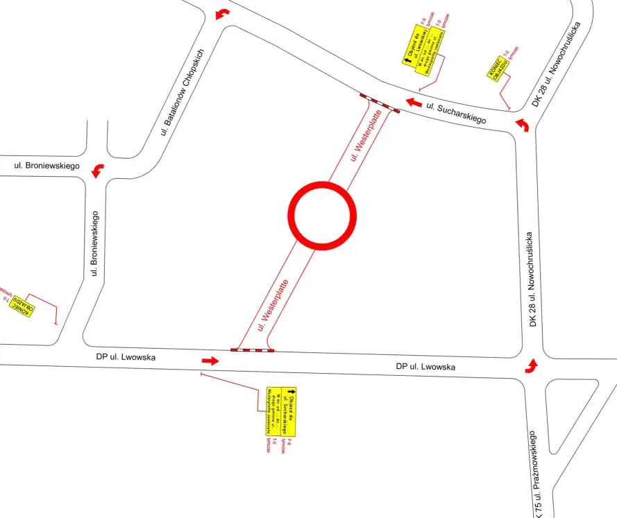 Uwaga kierowcy. Od poniedziałku zmiana organizacji ruchu na kilku ważnych skrzyżowaniach