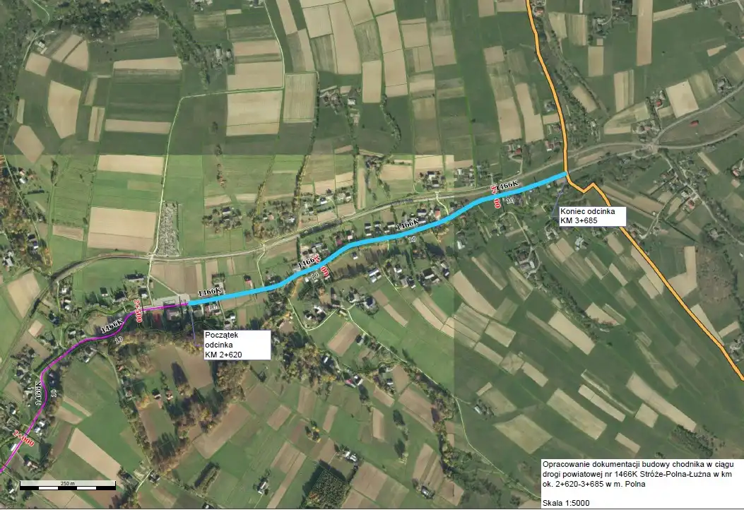 Ruszył przetarg na projekt chodnika w Polnej