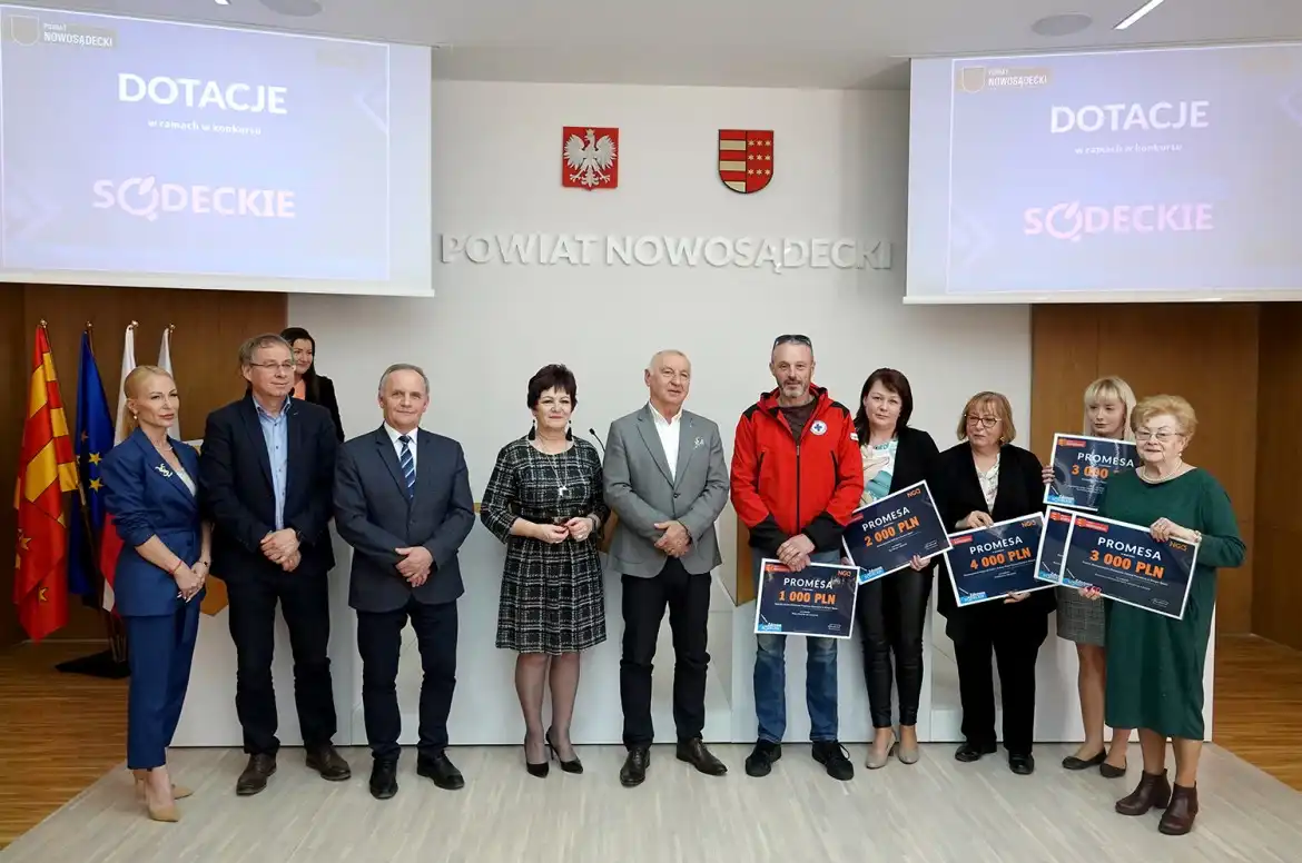 Tysiące złotych dla organizacji pozarządowych - Sądeckie kulturalne, sportowe, bezpieczne, zdrowe, srebrne, eko