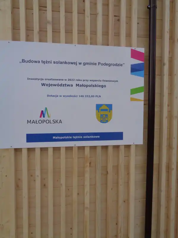 W gminie Podegrodzie powstała pierwsza tężnia solankowa