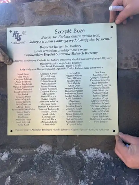 Kapliczka św. Barbary w KSS Klęczany. Powrót do górniczych tradycji