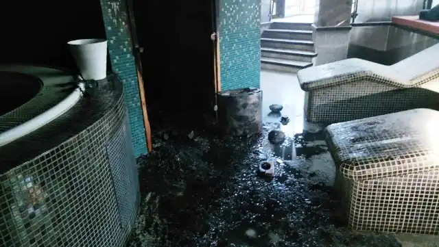 Pożar w jednym z hoteli w Krynicy-Zdroju. Paliła się sauna. Ewakuowano gości i pracowników