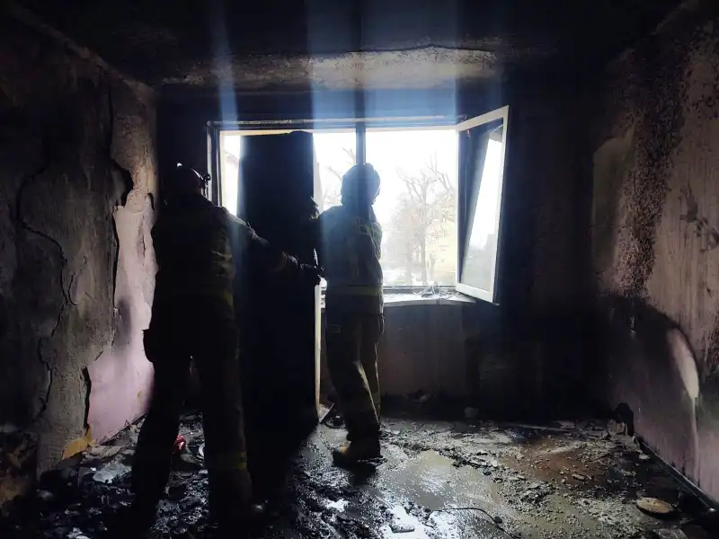 Nowy Sącz: Pożar mieszkania w budynku na ul. Sienkiewicza