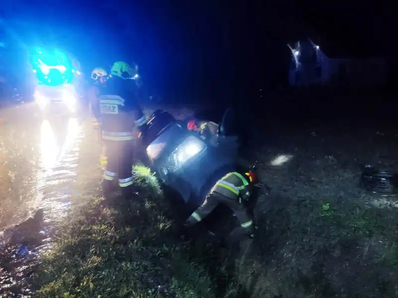 Wypadek w Siedlcach. Jedna osoba trafiła do szpitala