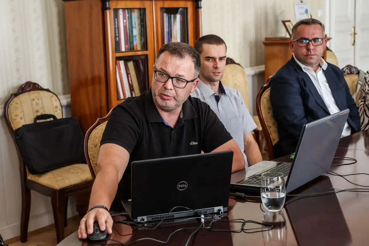 Robocze spotkanie w sprawie obwodnicy Łącka